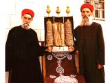The Samaritans with their Torah.